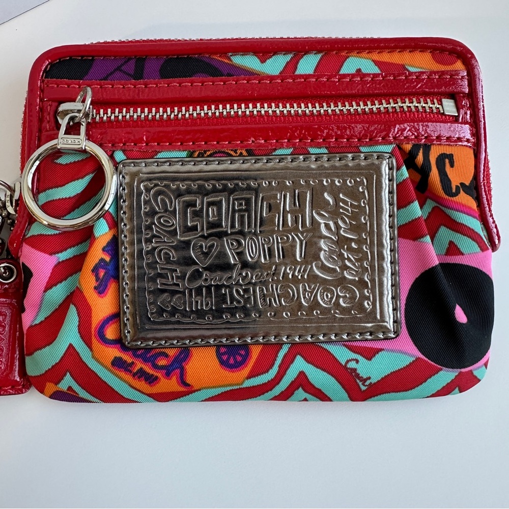 COACH POPPY GRAFFITI WALLET